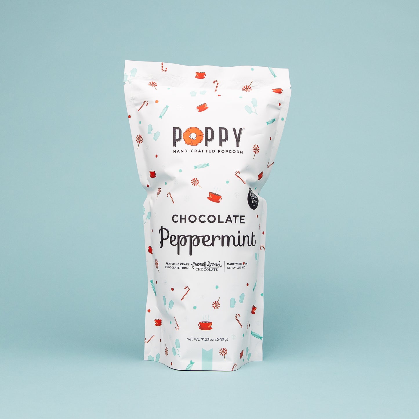 Holiday Market Bag Case - Chocolate Peppermint