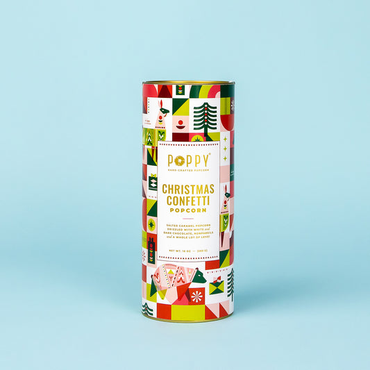 Holiday Cylinder Case - Christmas Confetti